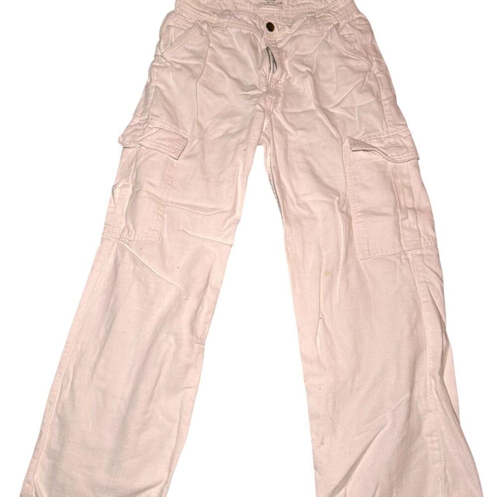 Cotton-on Women's White and Cream Trousers